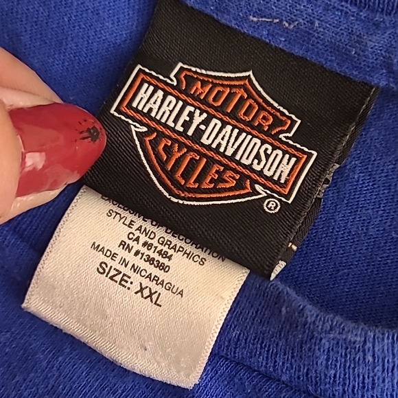 Harley-Davidson Motorcycles Bike Anatomy Graphic Print Tee Tshirt Mens Size 2XL - Picture 15 of 16